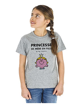 Tshirt Enfant PRINCESSE DE MÈRE EN FILLE