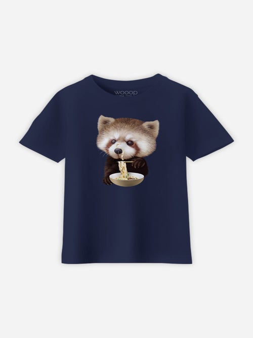 Tshirt Enfant RED PANDA LOVES NOODLES - Kiabi