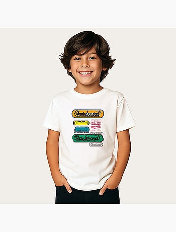 Tshirt Enfant SKATEBOARD! MAGAZINE MORE STATIC