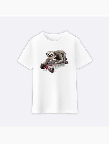 Tshirt Enfant SKATEBOARD SLOTH