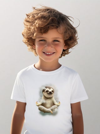 Tshirt Enfant SLOTH MEDITATE