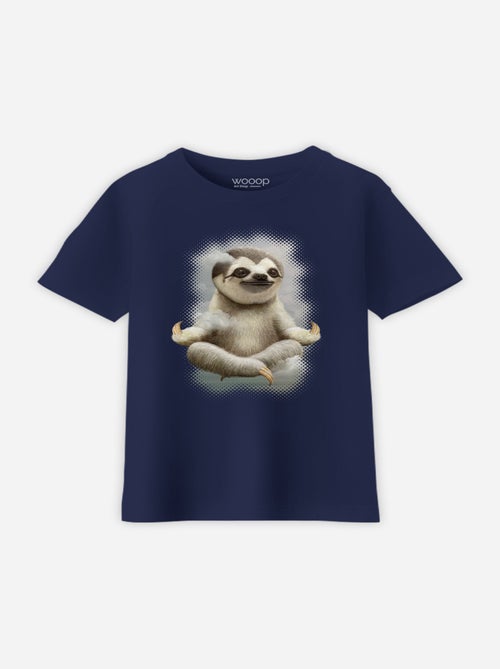 Tshirt Enfant SLOTH MEDITATE - Kiabi