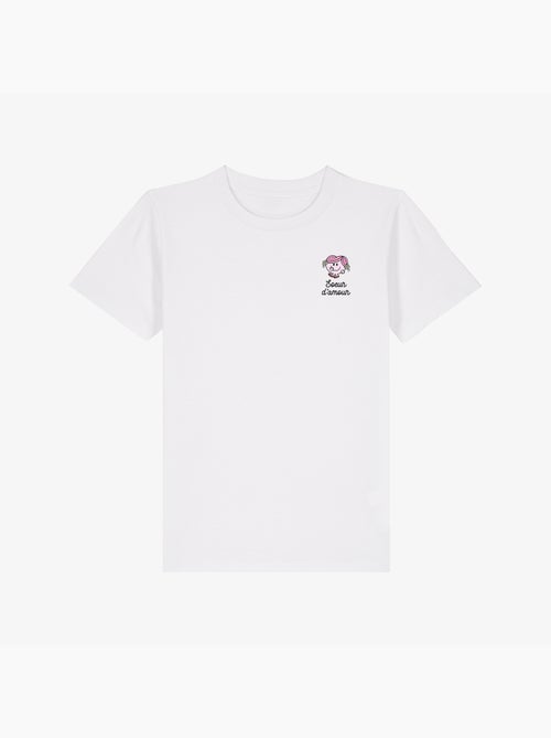Tshirt Enfant SOEUR D AMOUR COEUR - Kiabi