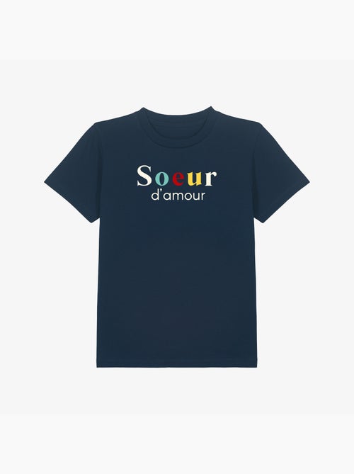 Tshirt Enfant SŒUR D'AMOUR - Kiabi