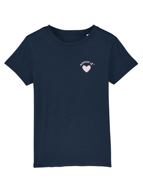Tshirt Enfant SŒUR D'AMOUR CŒUR - Kiabi