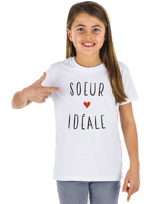 Tshirt Enfant SŒUR IDEALE - Kiabi