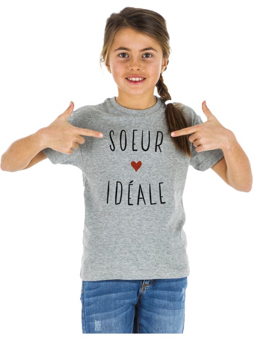 Tshirt Enfant SŒUR IDEALE - Kiabi
