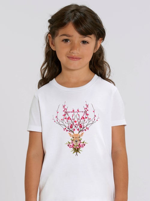 Tshirt Enfant SPRING DEER - Kiabi