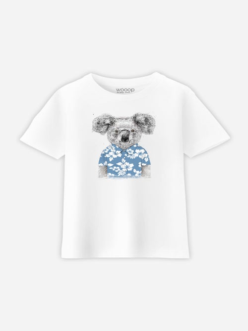 Tshirt Enfant SUMMER KOALA BLUE - Kiabi
