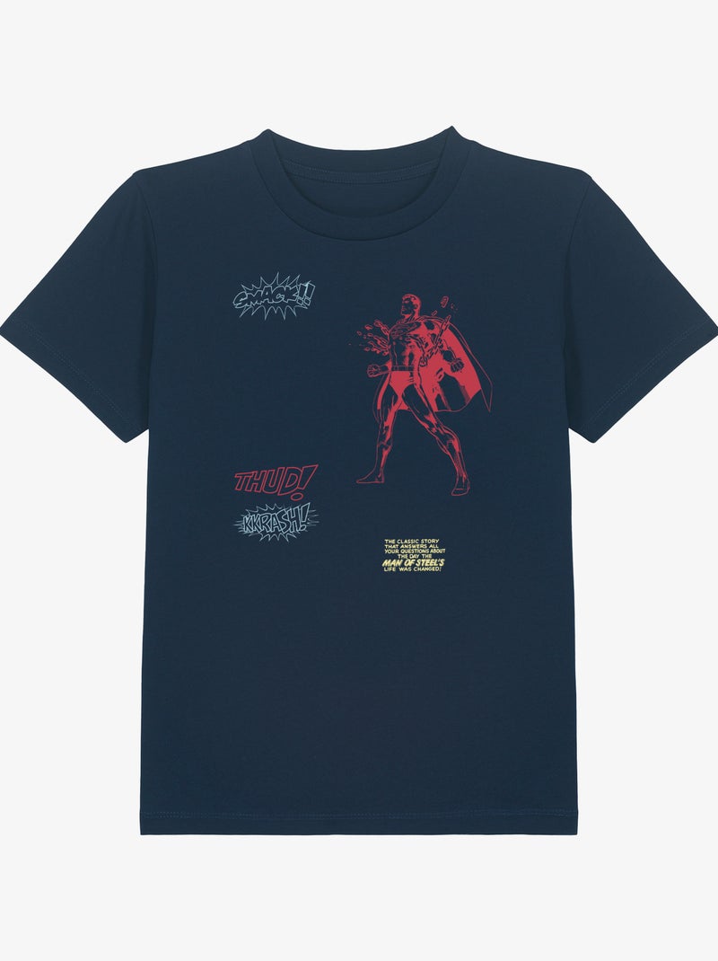 Tshirt Enfant SUPERMAN 3 Bleu marine - Kiabi