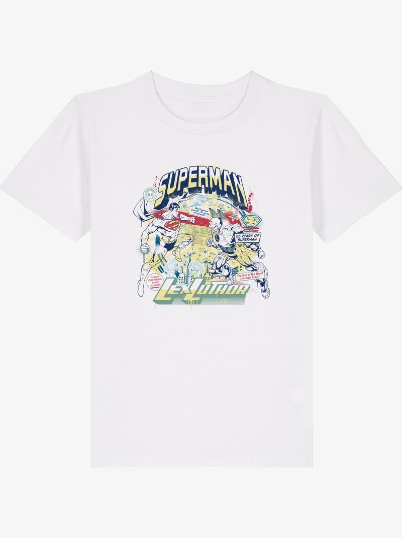 Tshirt Enfant SUPERMAN LEX LUTHOR Blanc - Kiabi