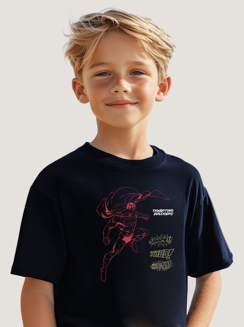 Tshirt Enfant SUPERMAN SMACK THUD KKRASH - Kiabi