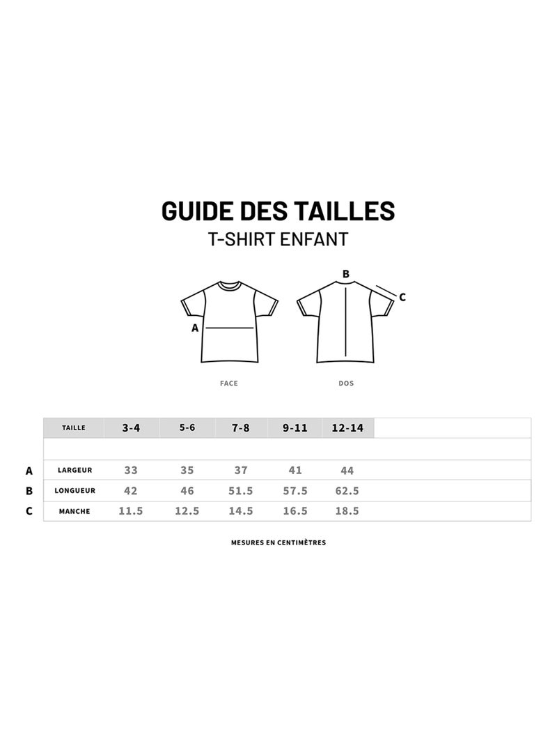 Tshirt Enfant SUPERMAN THE MAN OF STEEL CŒUR Blanc - Kiabi