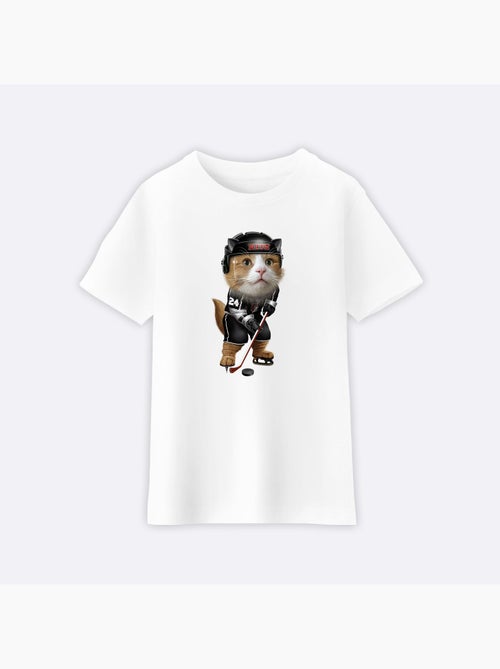 Tshirt Enfant TEAM HOCKEY - Kiabi
