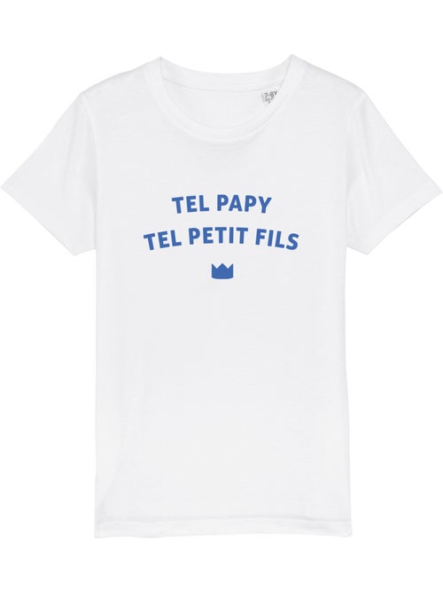 Tshirt Enfant TEL PAPY TELLE PETIT FILS WAF - Kiabi Tshirt Enfant TEL PAPY TELLE PETIT FILS WAF - Kiabi