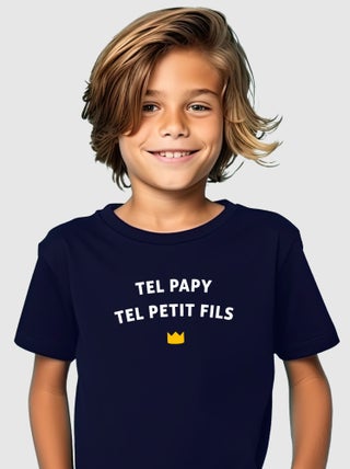 Tshirt Enfant TEL PAPY TELLE PETIT FILS WAF