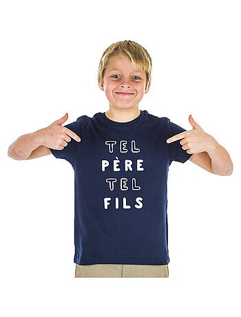 Tshirt Enfant TEL PÈRE TEL FILS 2 MPT
