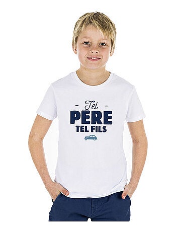 Tshirt Enfant TEL PÈRE TEL FILS
