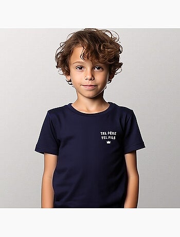 Tshirt Enfant TEL PÈRE TEL FILS CŒUR
