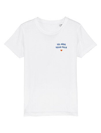 Tshirt Enfant TEL PÈRE TELLE FILLE CŒUR