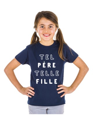 Tshirt Enfant TEL PÈRE TELLE FILLE MPT