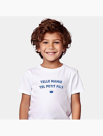 Tshirt Enfant TELLE MAMIE TEL PETIT-FILS WAF