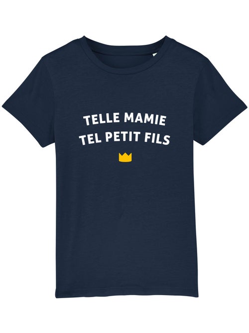 Tshirt Enfant TELLE MAMIE TEL PETIT-FILS WAF - Kiabi