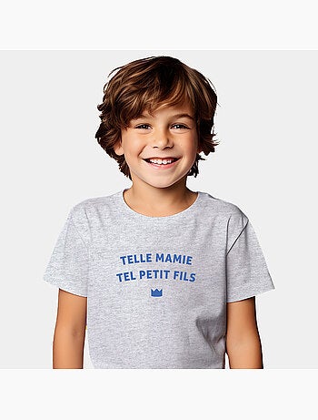 Tshirt Enfant TELLE MAMIE TEL PETIT-FILS WAF