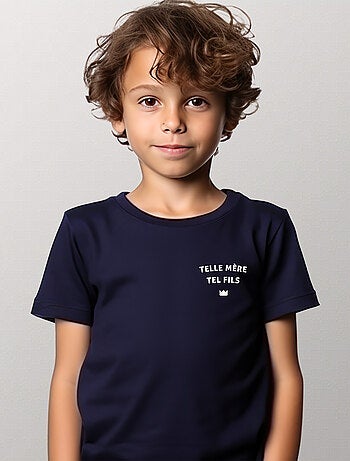 Tshirt Enfant TELLE MÈRE TEL FILS CŒUR