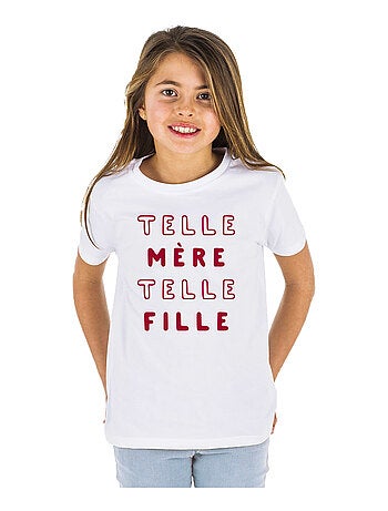 Tshirt Enfant TELLE MÈRE TELLE FILLE 2 MPT