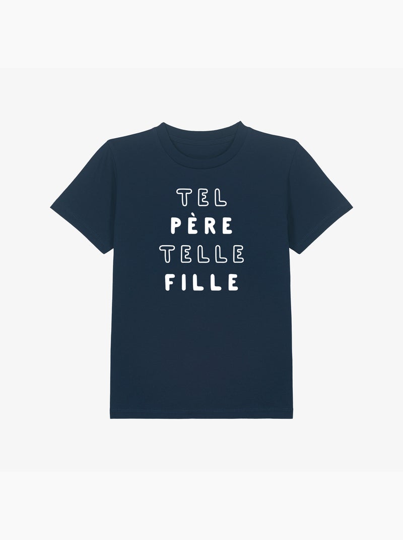Tshirt Enfant TELLE MÈRE TELLE FILLE 2 MPT Bleu marine - Kiabi