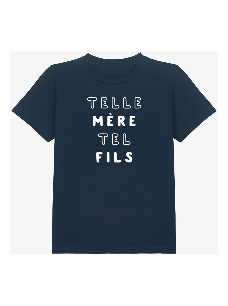 Tshirt Enfant TELLE MÈRE TELLE FILS MPT Bleu marine - Kiabi