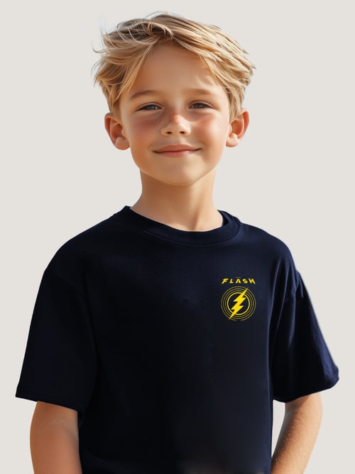 Tshirt Enfant THE FLASH LOGO CŒUR - Kiabi