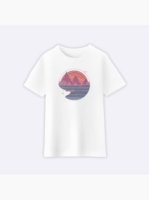 Tshirt Enfant THE MOUNTAINS ARE CALLING - Kiabi