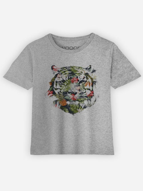 Tshirt Enfant TROPICAL TIGER - Kiabi