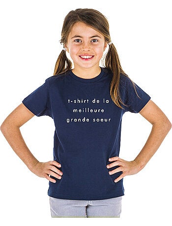 Tshirt Enfant Tshirt Enfant DE LA MEILLEURE GRANDE SŒUR 2 MPT