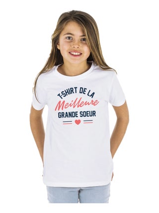 Tshirt Enfant Tshirt Enfant DE LA MEILLEURE GRANDE SŒUR