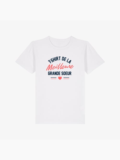 Tshirt Enfant Tshirt Enfant DE LA MEILLEURE GRANDE SŒUR - Kiabi