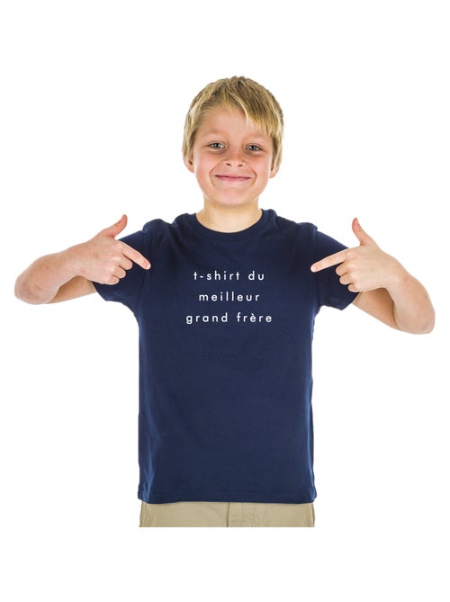 Tshirt Enfant Tshirt Enfant DU MEILLEUR GRAND FRÈRE 2 MPT - Kiabi