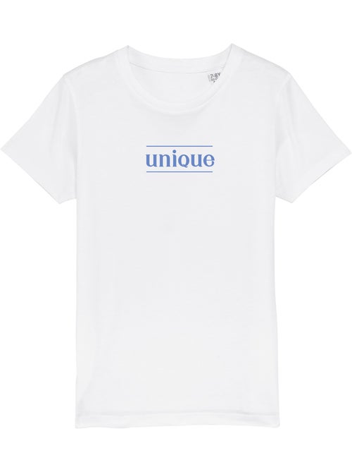 Tshirt Enfant UNIQUE WAF BLEU - Kiabi