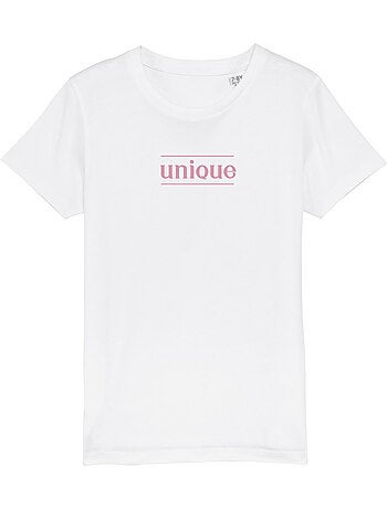 Tshirt Enfant UNIQUE WAF ROSE