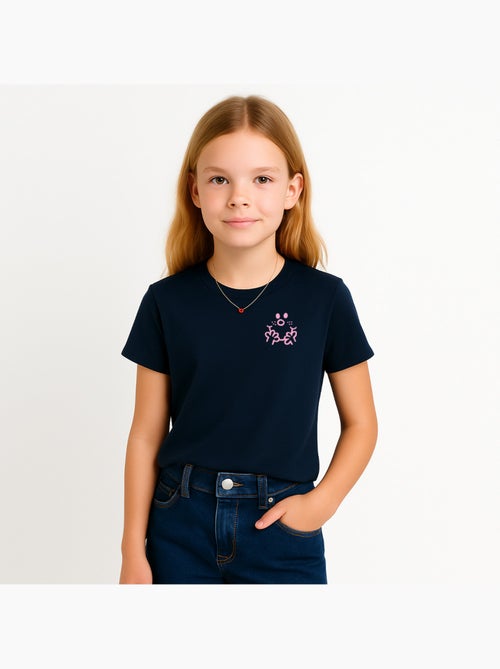 Tshirt Enfant VISAGE MADAME CŒUR - Kiabi