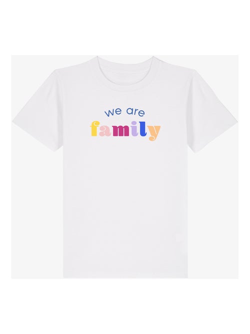 Tshirt Enfant WE ARE FAMILY - Kiabi