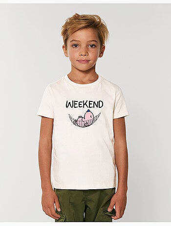 Tshirt enfant weekend