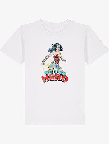 Tshirt Enfant WONDER WOMAN BE THE HERO 2