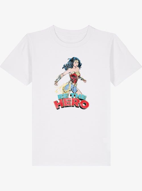 Tshirt Enfant WONDER WOMAN BE THE HERO 2 - Kiabi