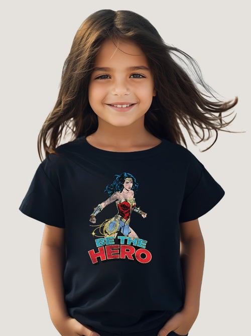 Tshirt Enfant WONDER WOMAN BE THE HERO 2 - Kiabi