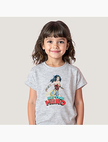 Tshirt Enfant WONDER WOMAN BE THE HERO 2