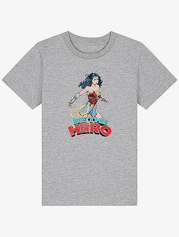Tshirt Enfant WONDER WOMAN BE THE HERO 2