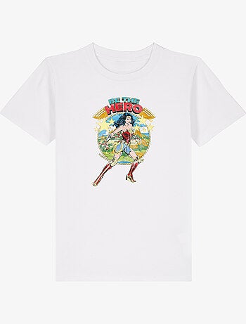 Tshirt Enfant WONDER WOMAN BE THE HERO